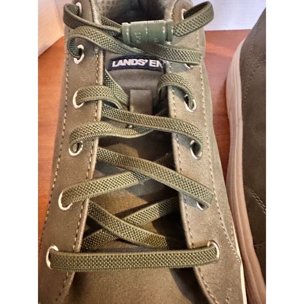 Men’s Lands End Sneakers, Great Condition, Olive Green, Size 10D - Picture 7 of 8